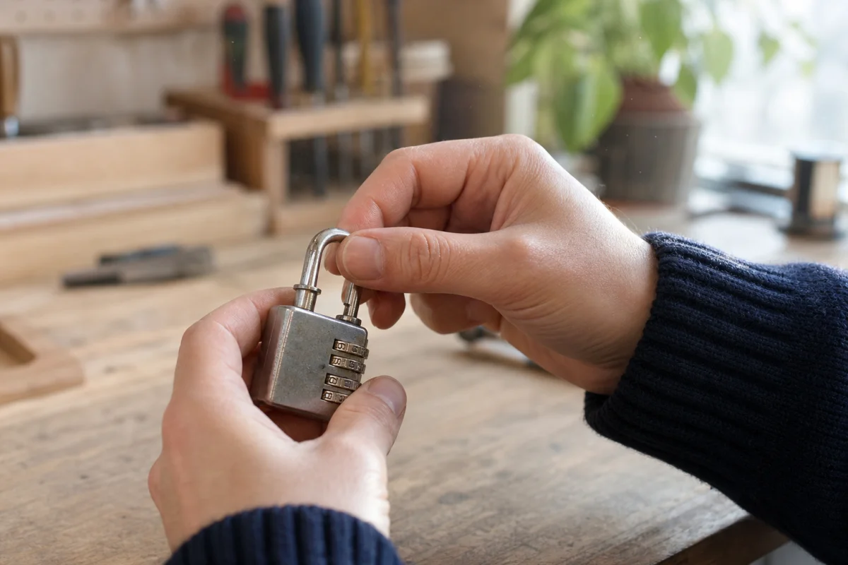 ouvrir un cadenas à code