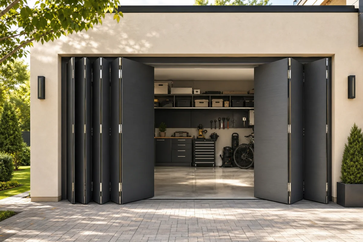 porte de garage accordeon