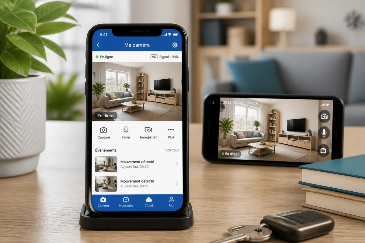 application camera de surveillance
