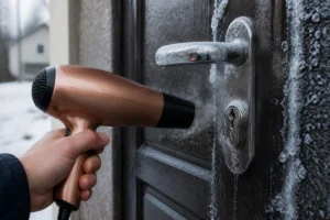 comment degeler serrure de porte