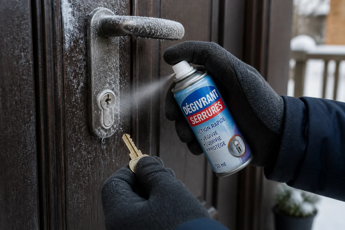 comment degeler serrure de porte