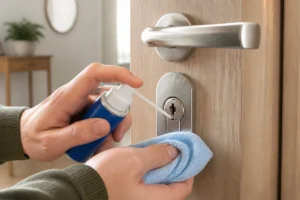 serrure difficile à ouvrir