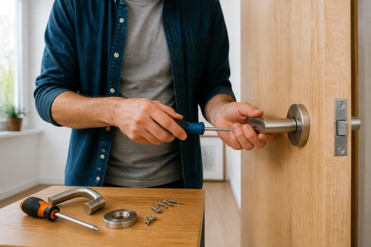 Réparer une poignée de porte facilement et durablement