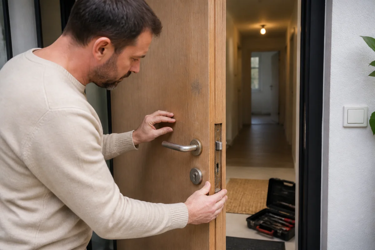Que faire en cas de porte bloquée